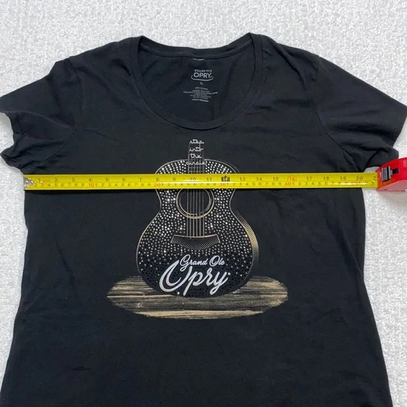 Grand Ole Opry Step Into The Circle Bedazzled Black Short Sleeve Tee Size XL - Picture 10 of 10